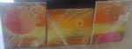 cercles concentriques sur fond orange et jaune